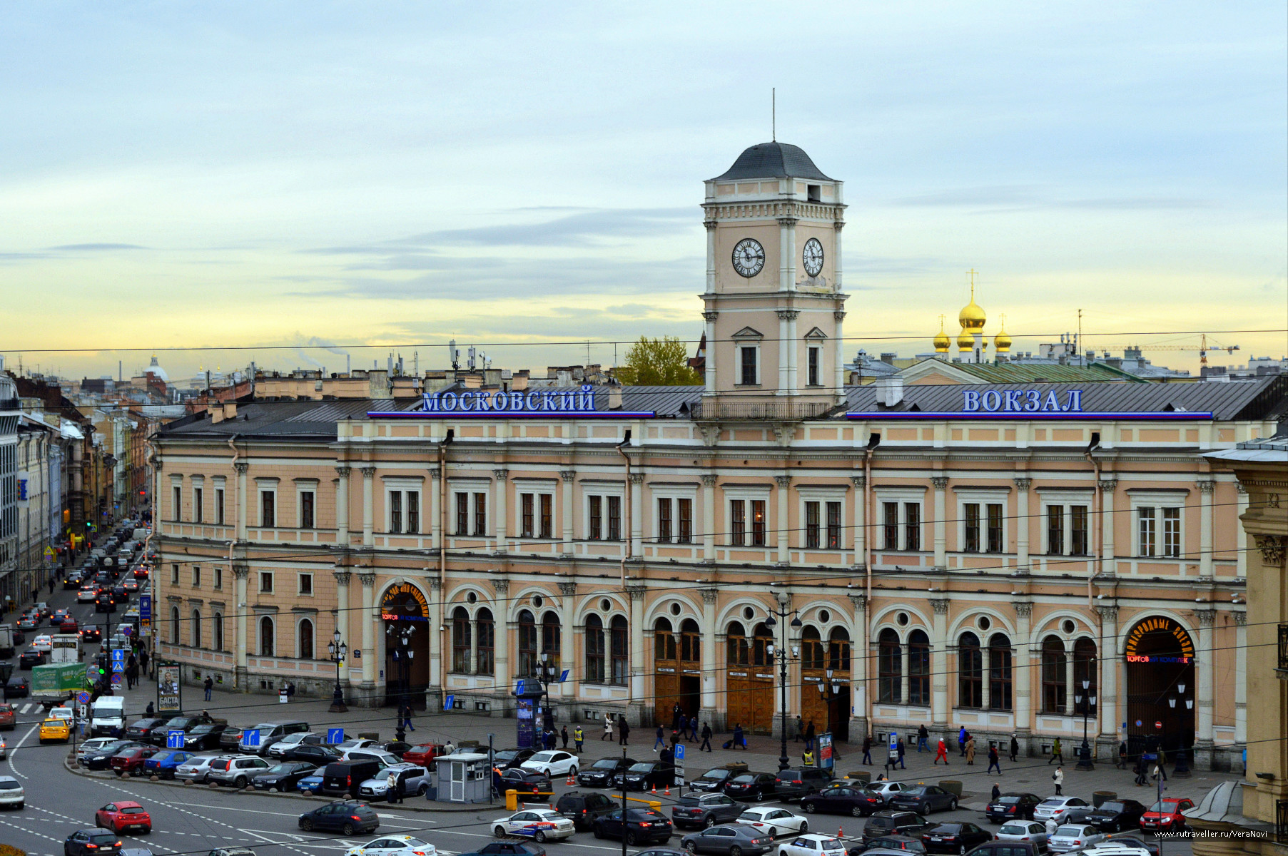 Московский вокзал зимой санкт петербург
