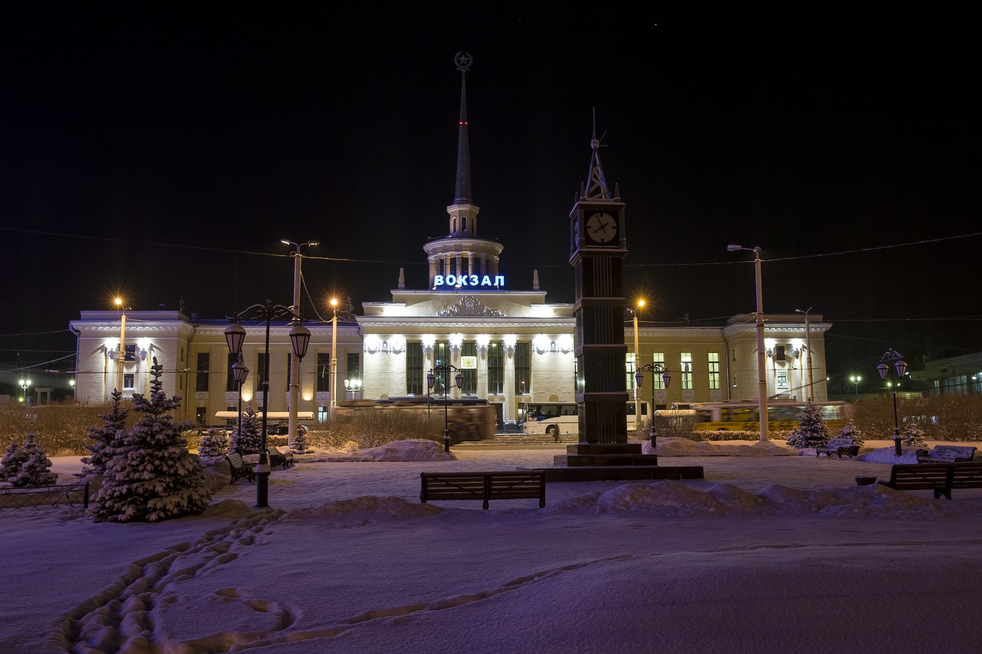Железнодорожный вокзал Петрозаводск