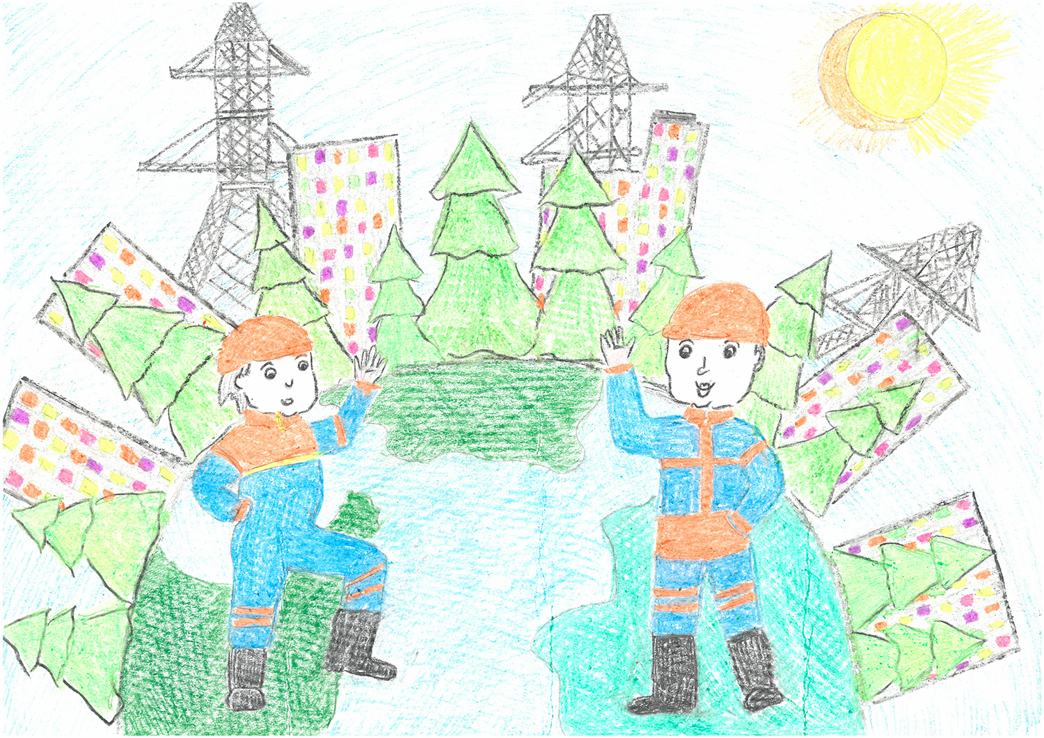 Рисунки детей о Коми Республике дошкольники