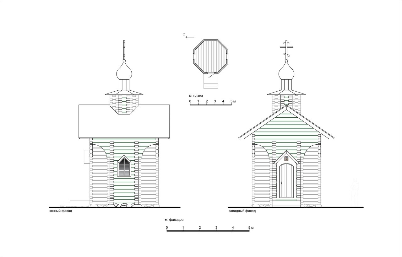 План небольшой часовни