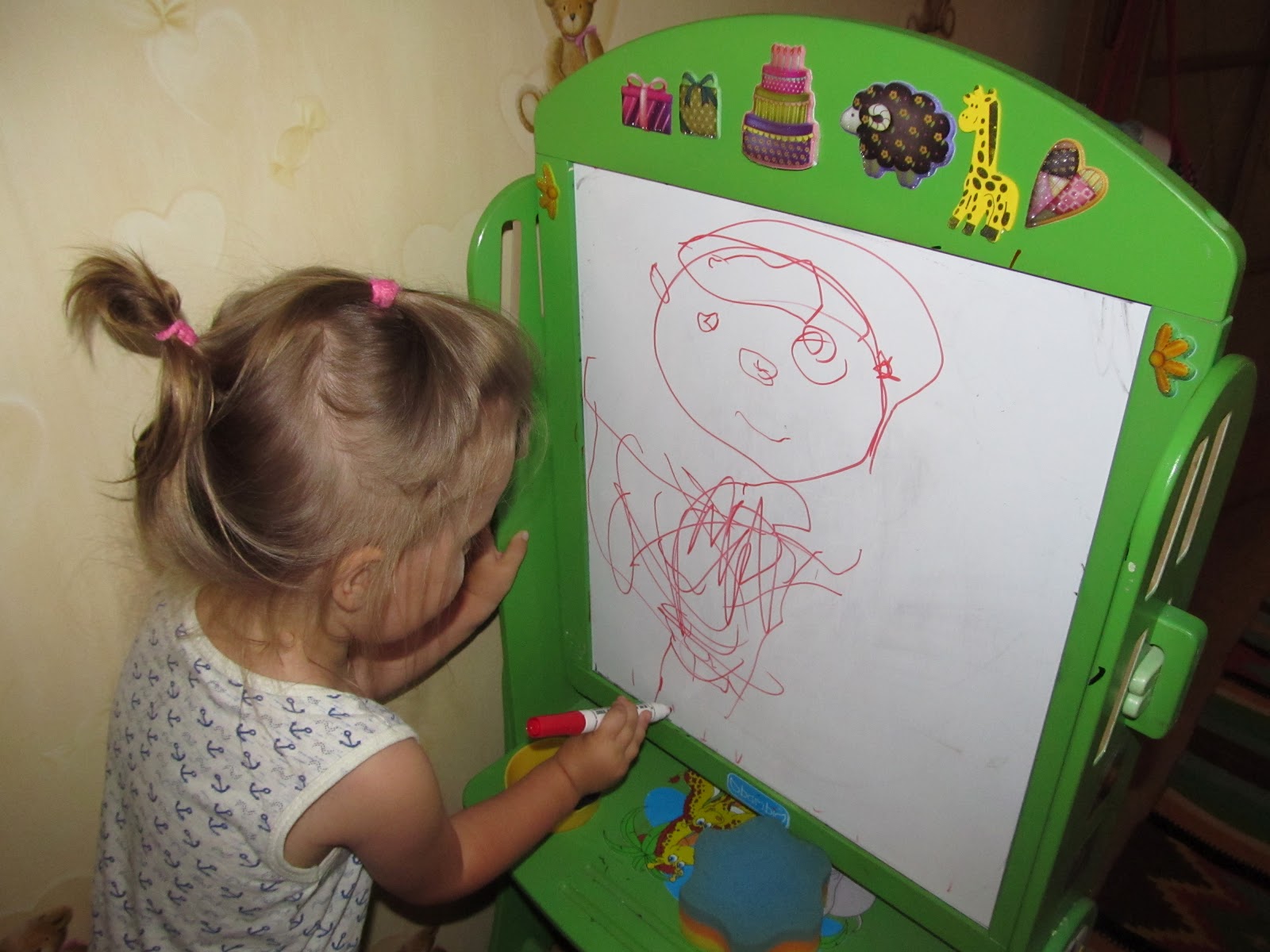 Рисуем с трехлетним ребенком