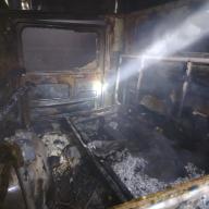 сгоревший в гараже автомобиль