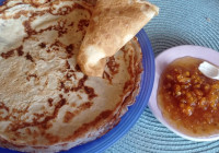 блины с вареньем