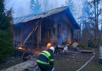 горящий дом