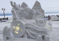 снежная скульптура