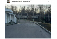 канализация у гостиницы