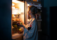 еда в холодильнике