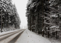 снежная дорога