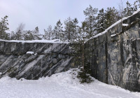 зима_снег_серое_небо_Рускеала