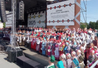 Сводный хор песенного фестиваля 