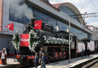 ретропоезд в честь 80-летия Победы