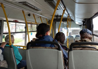 В салоне автобуса