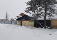 Пожар в Муезерском