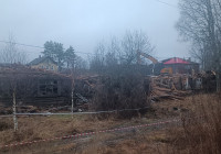 Аварийный дом сносят