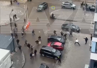 драка мигрантов