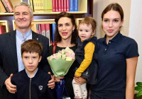 Глава Карелии на встрече день матери