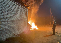 Пожар в Кеми
