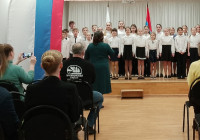 конкурс патриотической песни в Пряже