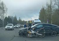 Авария с мотоциклом