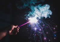 новогодний огонь