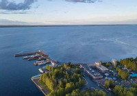 панорама онежского озера