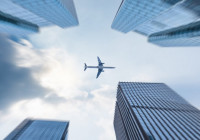 Самолет в небе