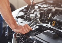 В автосервисе