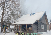 Пожар в Сортавале