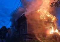 Пожар в Сортавале