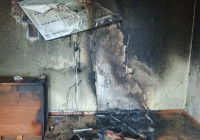 Пожар в Суоярви