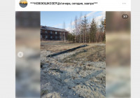 упавший столб