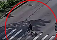 Велосипедист в Петрозаводске