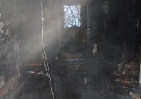 Пожар в Воломе