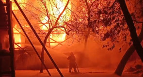 тушение пожара