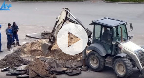 Перекопали асфальт на Лыжной