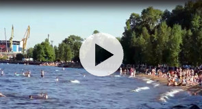 Пляж в Петрозаводске