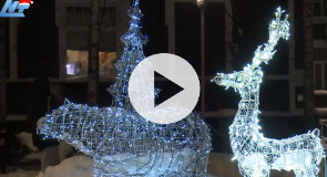 Праздничная иллюминация Петрозаводска