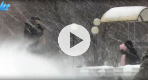 Снег идет в Петрозаводске