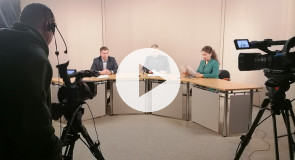 Вертинский и Ушаков в студии