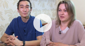 Семья Дагбы и Полины Гармаевых 
