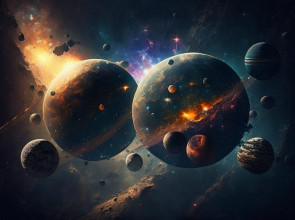 планеты в космосе