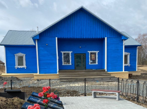 Здание отремонтированного сельского ДК
