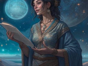 женщина-астролог