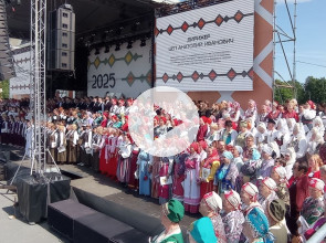 Сводный хор песенного фестиваля 
