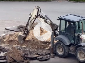 Перекопали асфальт на Лыжной