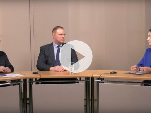 Федоричев и Гуменникова в студии