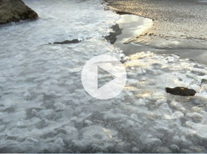 Опасный лед в Карелии