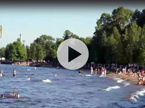 Пляж в Петрозаводске
