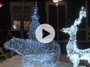 Праздничная иллюминация Петрозаводска