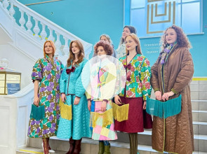 Модный показ в музее